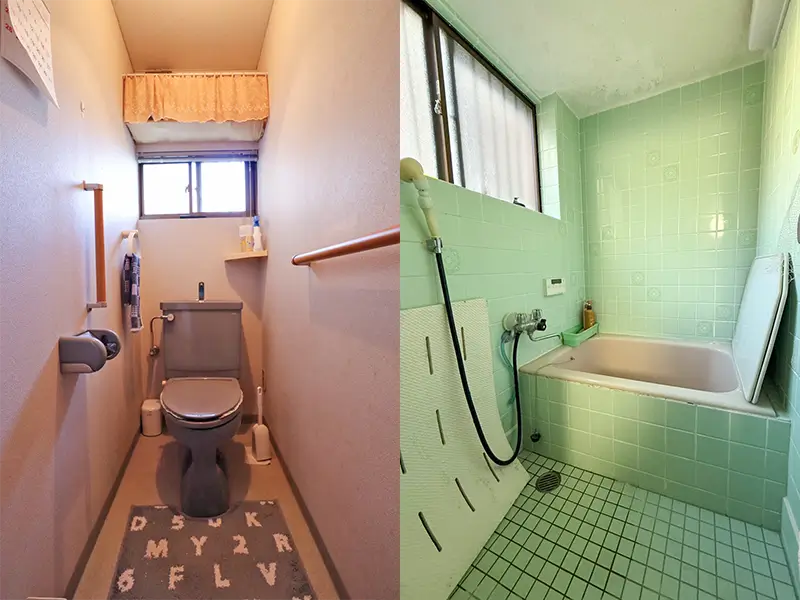 旭区清水２丁目の中古一戸建ての水回り