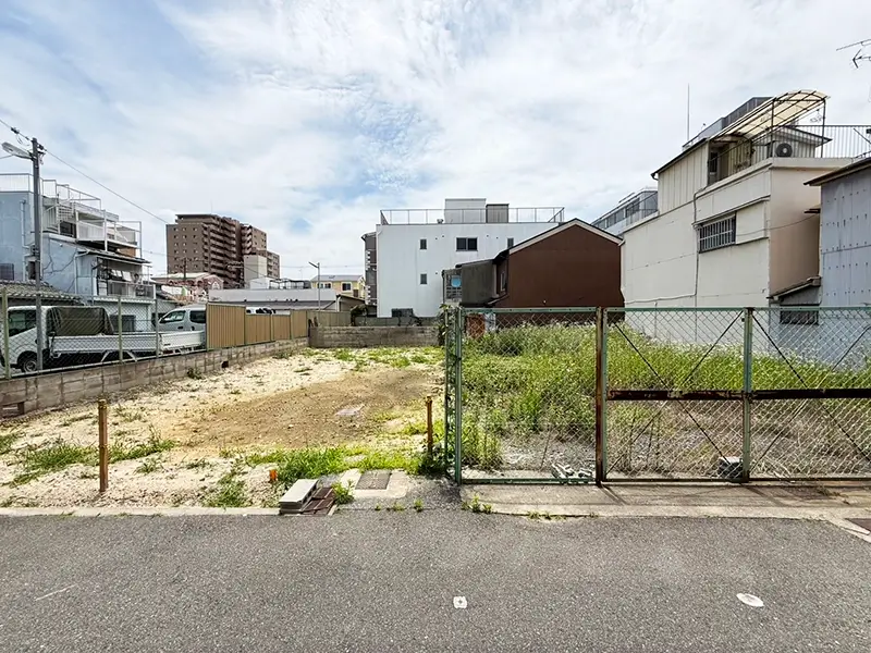東大阪市荒川３丁目（全３区画）建築条件付き土地の現地