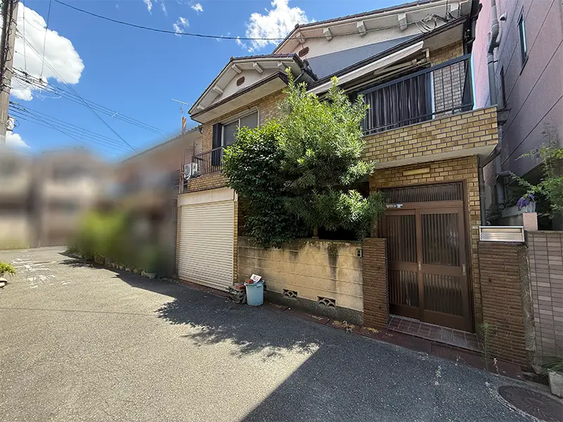 東大阪市大蓮南３丁目建築条件無し土地の現地