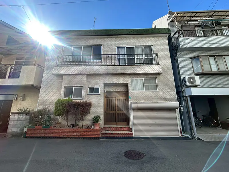 港区池島２丁目　建築条件付き売り土地の現地