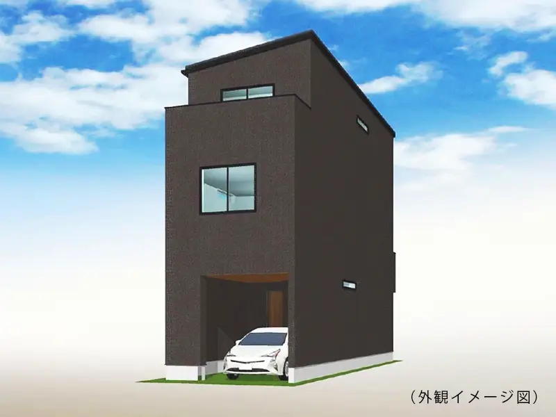 寝屋川市黒原橘町建築条件付き土地の外観イメージ図