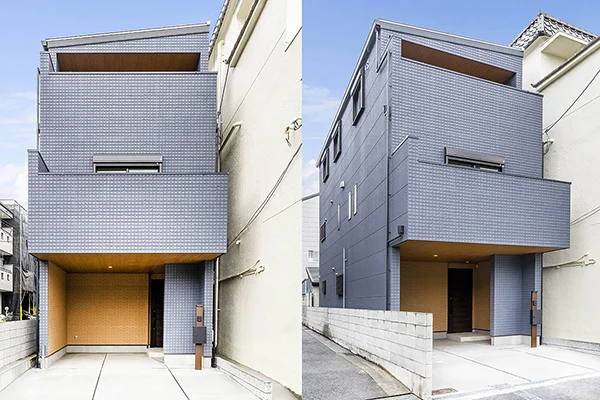 大阪市港区南市岡の注文住宅　セブンアークで建てた注文住宅の施工事例