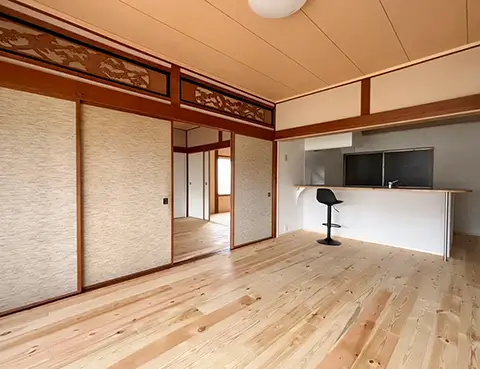 リフォームした家