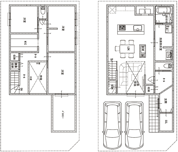 間取り図面 フロアープラン図