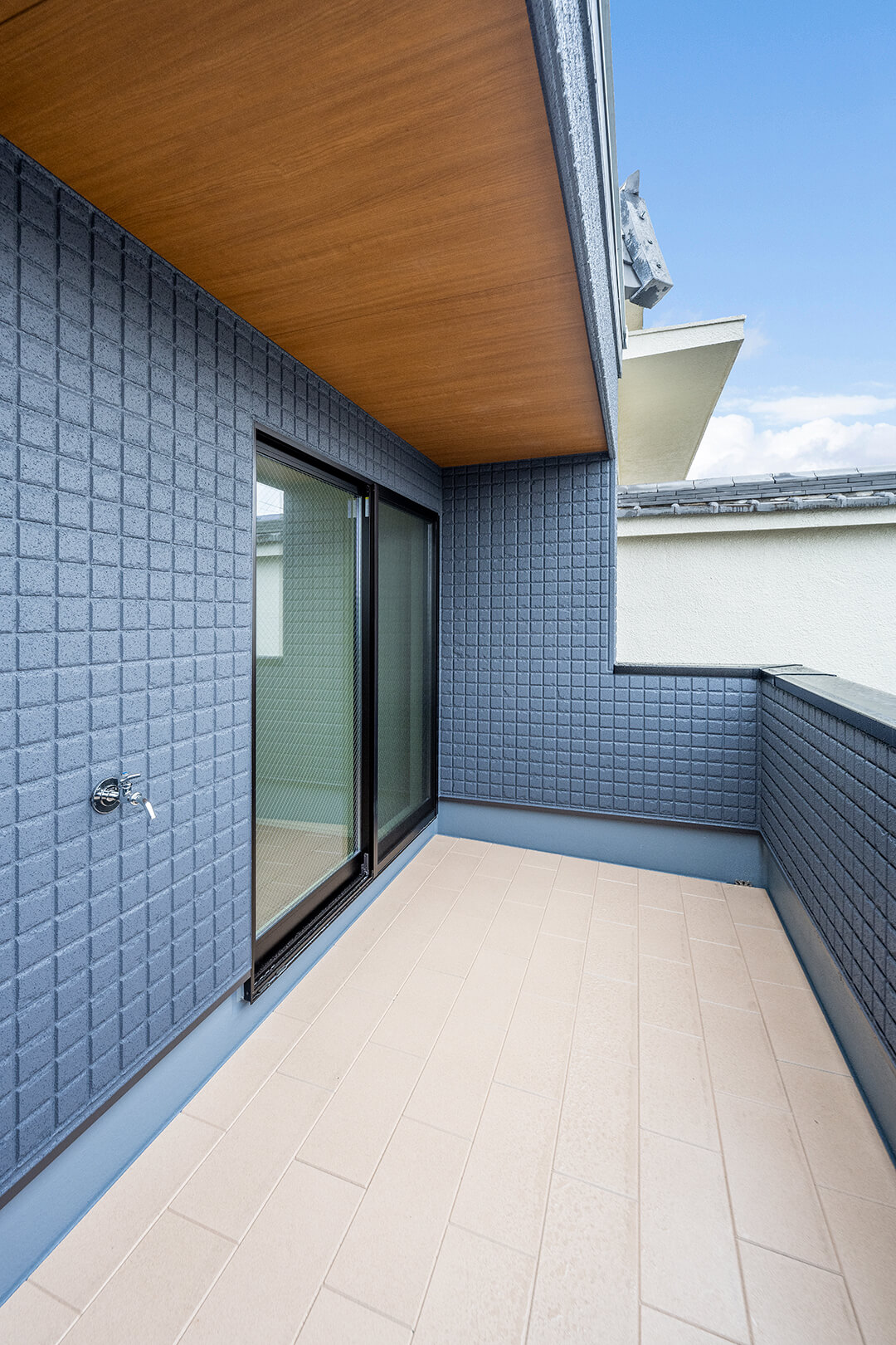 注文住宅のバルコニー