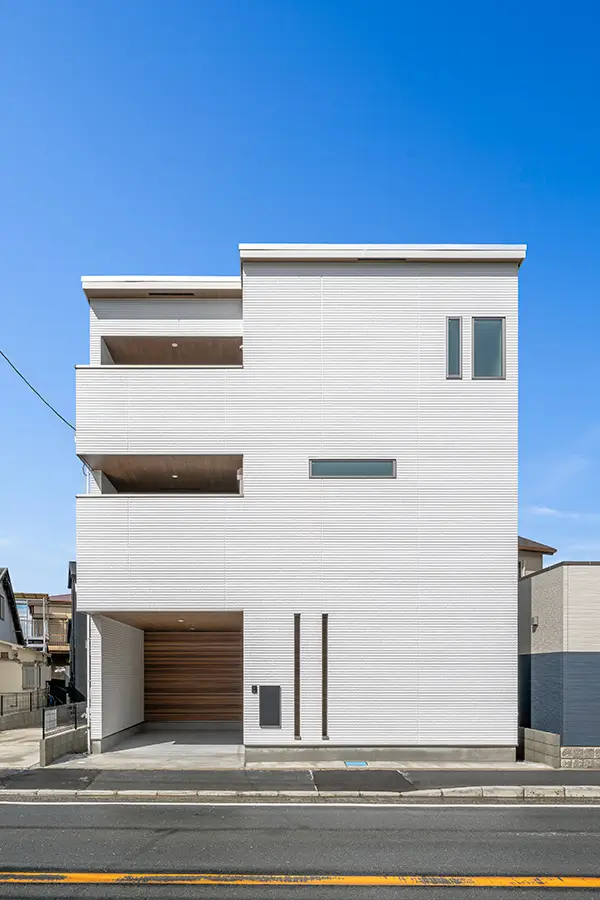 八尾市の新築注文住宅　外観｜7ARC施工事例