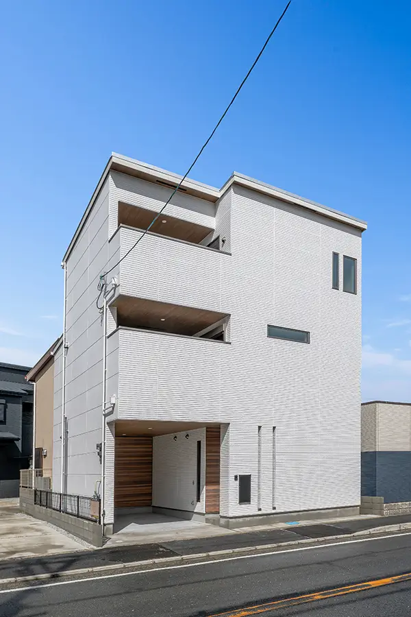 八尾市の新築注文住宅　外観｜7ARC施工事例