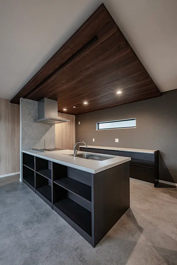 八尾市の新築注文住宅　キッチン｜7ARC施工事例