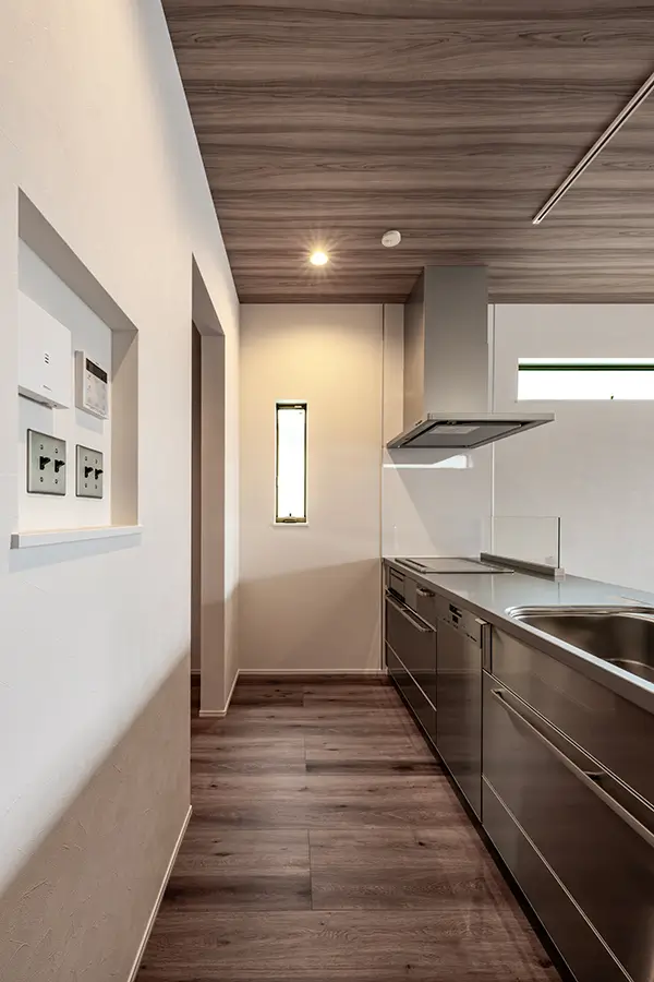 東大阪市の新築注文住宅　キッチン｜7ARC（セブンアーク）施工事例