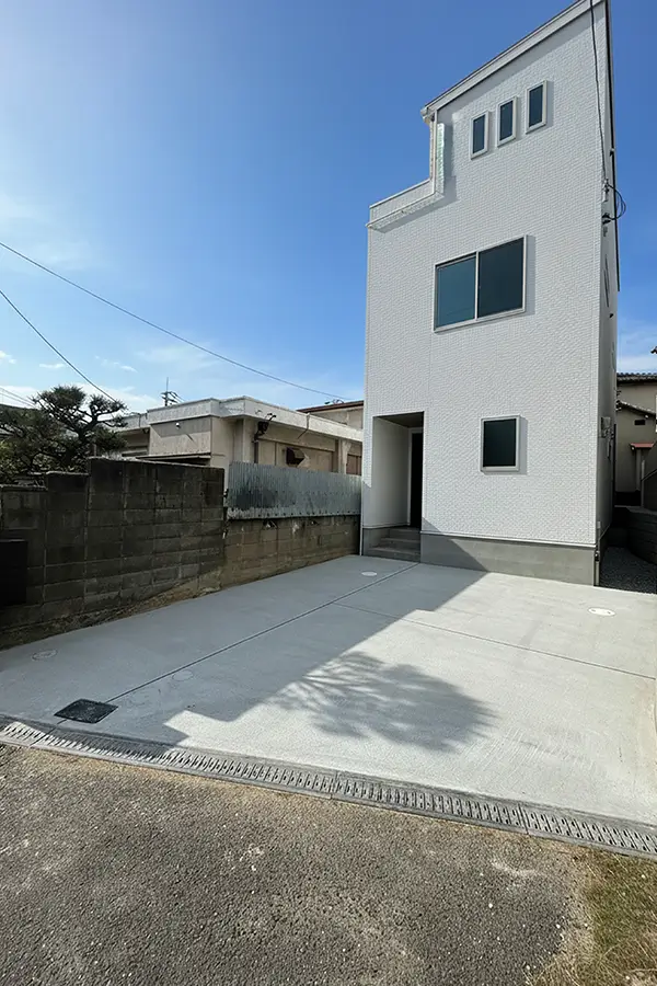 堺市北区の新築注文住宅　外観｜7ARC（セブンアーク）施工事例