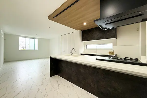 堺市北区の新築注文住宅　キッチン｜7ARC（セブンアーク）施工事例