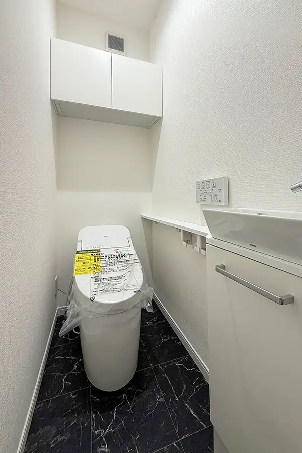 堺市北区の新築注文住宅　トイレ｜7ARC（セブンアーク）施工事例