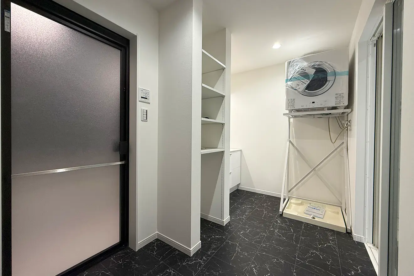 堺市北区の新築注文住宅　洗面室｜7ARC（セブンアーク）施工事例