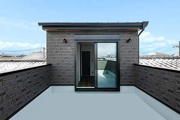 京都市伏見区の新築注文住宅　バルコニー｜7ARC（セブンアーク）施工事例