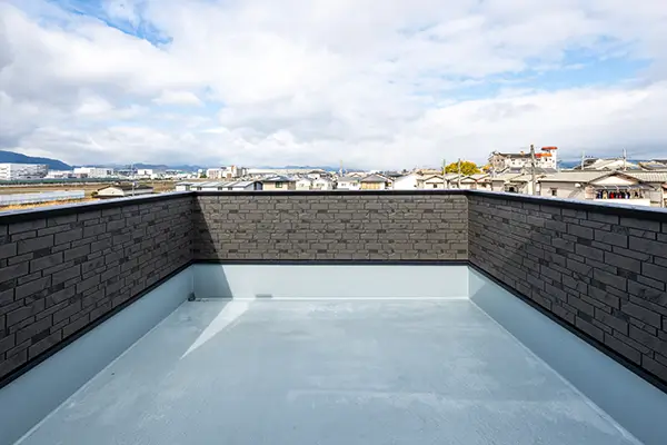 京都市伏見区の新築注文住宅　バルコニー｜7ARC（セブンアーク）施工事例