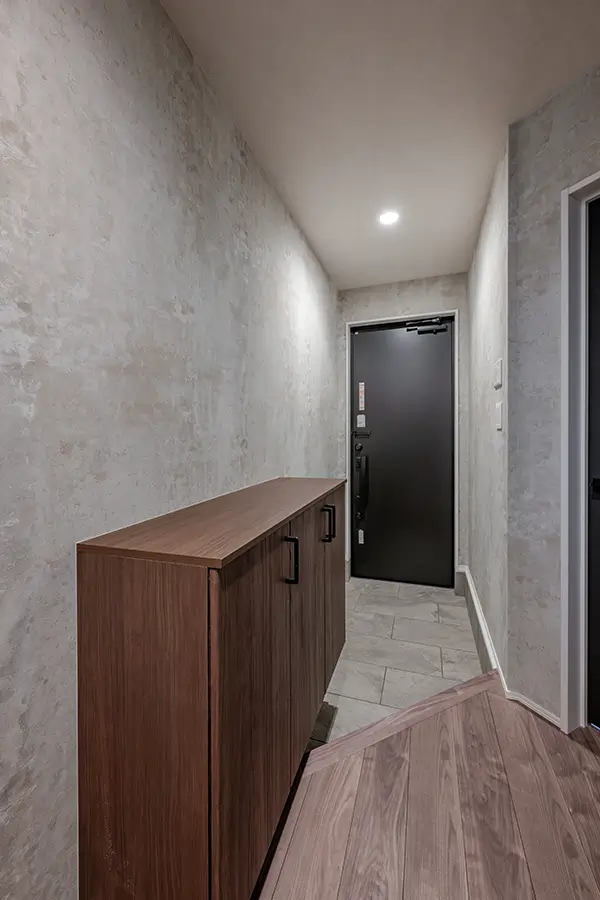 京都市伏見区の新築注文住宅　玄関｜7ARC（セブンアーク）施工事例