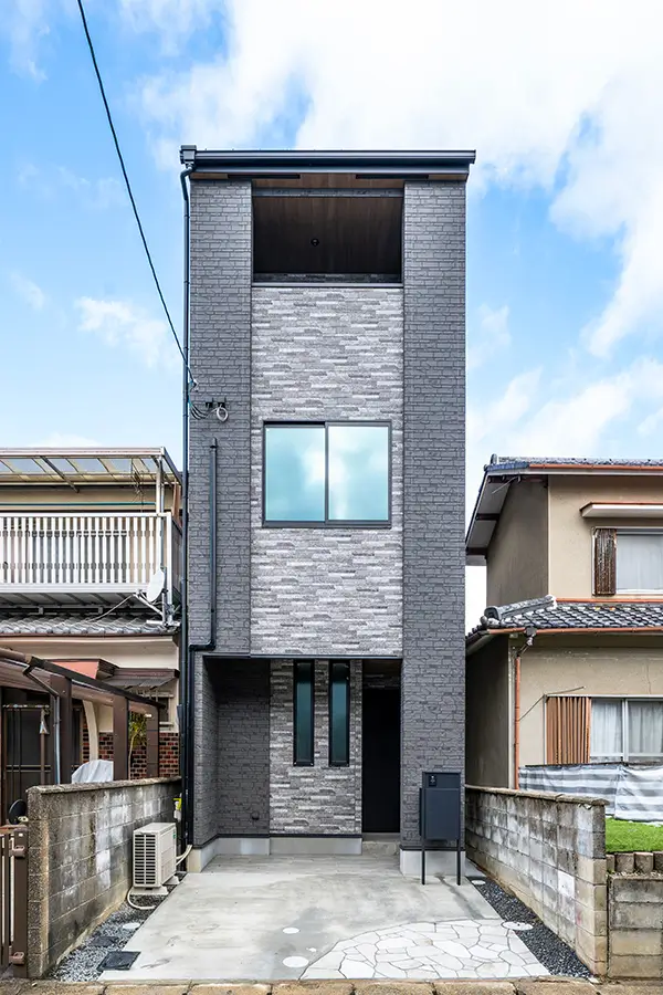 京都市伏見区の新築注文住宅　外観｜7ARC（セブンアーク）施工事例