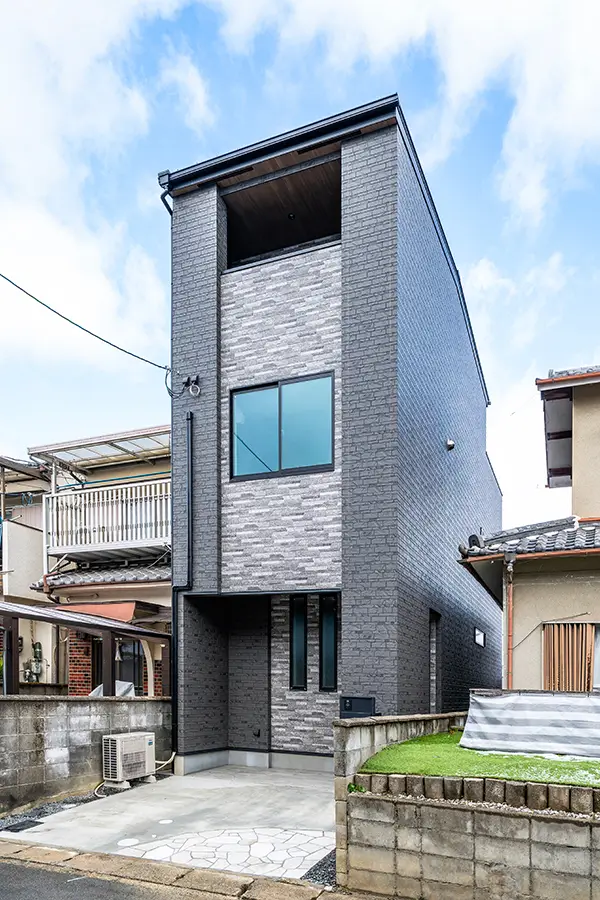 京都市伏見区の新築注文住宅　外観｜7ARC（セブンアーク）施工事例