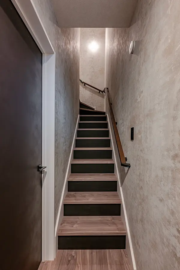 京都市伏見区の新築注文住宅　廊下・階段｜7ARC（セブンアーク）施工事例