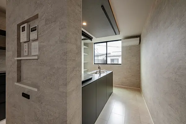 京都市伏見区の新築注文住宅　キッチン｜7ARC（セブンアーク）施工事例
