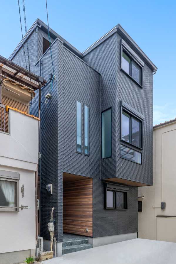 大阪市住吉区の新築注文住宅　外観｜7ARC（セブンアーク）施工事例